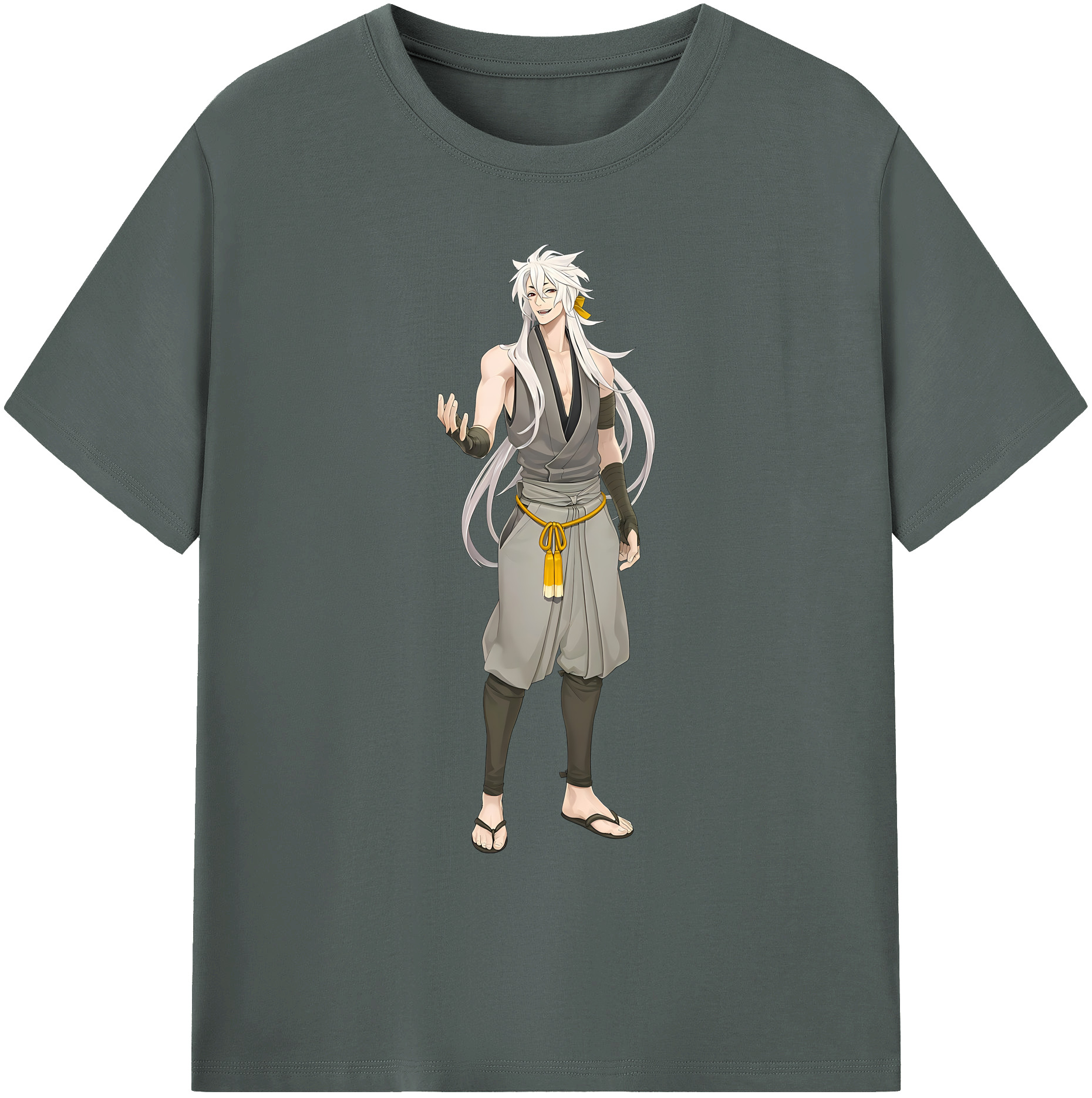 （画像用） 刀剣乱舞 Touken Ranbu 綿100％ メンズ半袖Tシャツ｜肌触りやわらか＆通気性